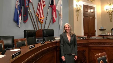 Amanda Rodewald at U.S. congress. photo by Rachel Rhodes