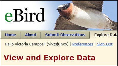 eBird data