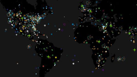 Maya Lin's What's Missing map