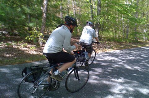 Scouting for birds by bicycle for the World Series of Birding